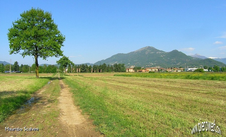 09 Piana di Almè. Il vecchio sedime. Fanno la guardia Linzone, Resegone e Grignone.JPG